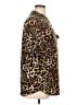 Ninedaily Animal Print Brown 3/4 Sleeve Blouse Size XL - photo 4