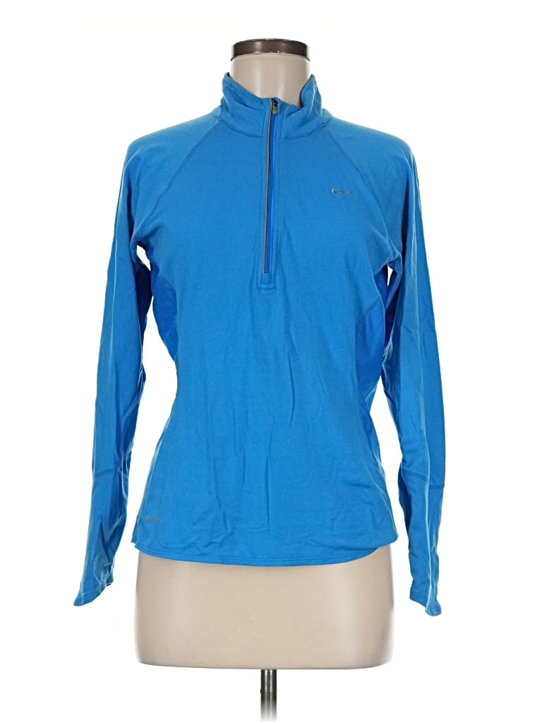 Pre-owned Nike Long Sleeve T-shirt In Blue