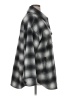 a.n.a. A New Approach 100% Polyester Plaid Gray Fleece Size XL - photo 4
