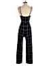 Leith Plaid Black Jumpsuit Size XS - photo 2