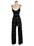 Leith Plaid Black Jumpsuit Size XS - photo 1