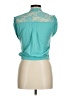 Almost Famous 100% Polyester Teal Sleeveless Blouse Size M - photo 2