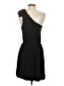 Express Solid Black Casual Dress Size S - photo 2