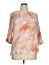 Maurices 100% Rayon Orange 3/4 Sleeve Blouse Size XL - photo 1