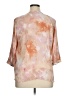 Maurices 100% Rayon Orange 3/4 Sleeve Blouse Size XL - photo 2