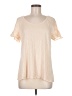 XCVI Ivory Short Sleeve Top Size M - photo 1
