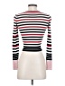Zara Stripes White Turtleneck Sweater Size S - photo 2