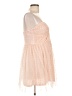 Lulus 100% Polyester Pink Cocktail Dress Size L - photo 4