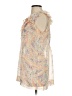 CAbi 100% Polyester Tan Sleeveless Blouse Size S - photo 5