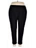 Halogen Solid Black Casual Pants Size 1X - photo 1