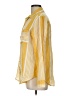 Midnight Sky Color Block Yellow 3/4 Sleeve Button-Down Shirt Size L - photo 5