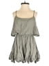Le Lis 100% Rayon Solid Gray Romper Size S - photo 1