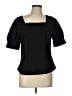 Bailey 44 Black Short Sleeve Blouse Size L - photo 1