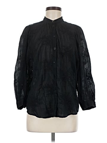 Pilcro and the Letterpress Long Sleeve Blouse (view 1)