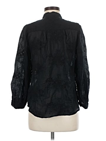 Pilcro and the Letterpress Long Sleeve Blouse (view 2)