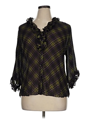 Signature by Larry Levine 3/4 Sleeve Blouse (view 1)