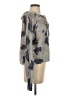 Something Navy Floral Gray Pullover Sweater Size S - photo 4