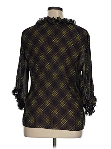 Signature by Larry Levine 3/4 Sleeve Blouse (view 2)
