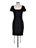 Almost Famous Solid Black Cocktail Dress Size L - photo 2