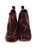 TOMS Plaid Burgundy Ankle Boots Size 8 - photo 2