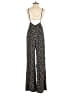 LUCCA 100% Rayon Polka Dots Black Jumpsuit Size M - photo 2
