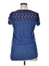 Assorted Brands 100% Rayon Blue Short Sleeve Top Size XL - photo 2