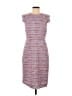 J.Crew 100% Polyester Tweed Red Pink Cocktail Dress Size 6 - photo 1