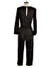 Old Navy 100% Viscose Argyle Black Jumpsuit Size S - photo 2