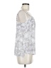 Jennifer Lopez Silver Sleeveless Blouse Size M - photo 4