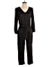 Old Navy 100% Viscose Argyle Black Jumpsuit Size S - photo 1