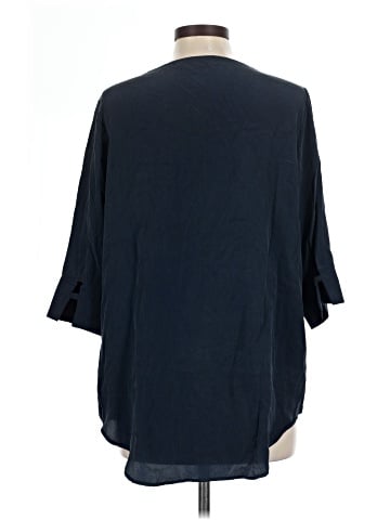Kain Label 3/4 Sleeve Silk Top (view 2)