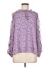 1.State 100% Polyester Purple 3/4 Sleeve Blouse Size M - photo 1