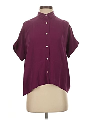 Everlane Short Sleeve Silk Top (view 1)