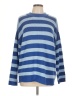 Unbranded Stripes Blue Pullover Sweater Size L - photo 1