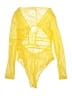 Unbranded Yellow Bodysuit Size L - photo 1