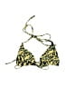 Shein Animal Print Yellow Swimsuit Top Size S - photo 1
