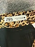 Zara Animal Print Gold Shorts Size XS - photo 3