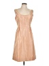 J.Crew 100% Silk Solid Tan Cocktail Dress Size 10 - photo 1