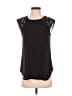 J.Crew 100% Polyester Black Sleeveless Blouse Size 4 - photo 1