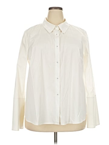 Misha Nonoo Long Sleeve Button-Down Shirt (view 1)