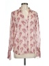 Paige Pink Long Sleeve Blouse Size L - photo 1