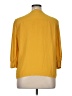 Soho 100% Polyester Yellow 3/4 Sleeve Blouse Size XL - photo 2