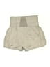 Unbranded Solid Gray Khaki Shorts Size S - photo 2