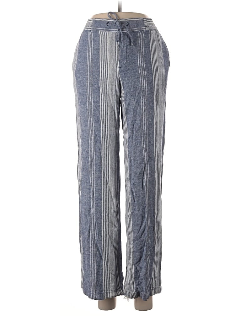Pre-owned Old Navy Linen Pants In Blue