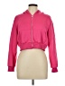 Shein 100% Polyester Pink Zip Up Hoodie Size L - photo 1