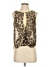 Alfani 100% Polyester Gold Sleeveless Blouse Size 4 Petite - photo 1
