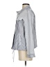 Chico's Stripes Silver Long Sleeve Blouse Size Sm (0) - photo 5