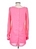 GB 100% Polyester Pink Long Sleeve Blouse Size S - photo 2