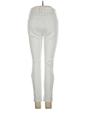 Madewell Petite 10" High-Rise Skinny Jeans in Pure White (view 2)