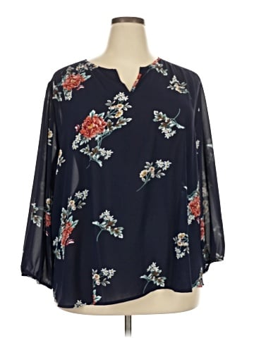 Fun2Fun 3/4 Sleeve Blouse (view 1)